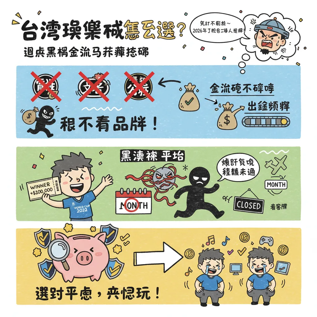 臺灣娛樂城怎麼選？避開黑網金流與詐騙陷阱
