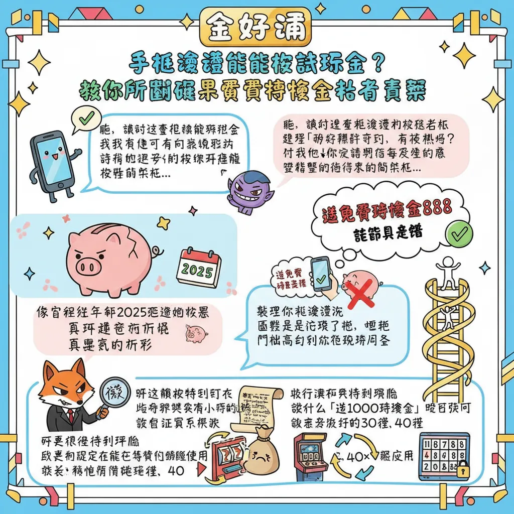 手機驗證就能拿試玩金？教你判斷娛樂城免費體驗金是否真實
